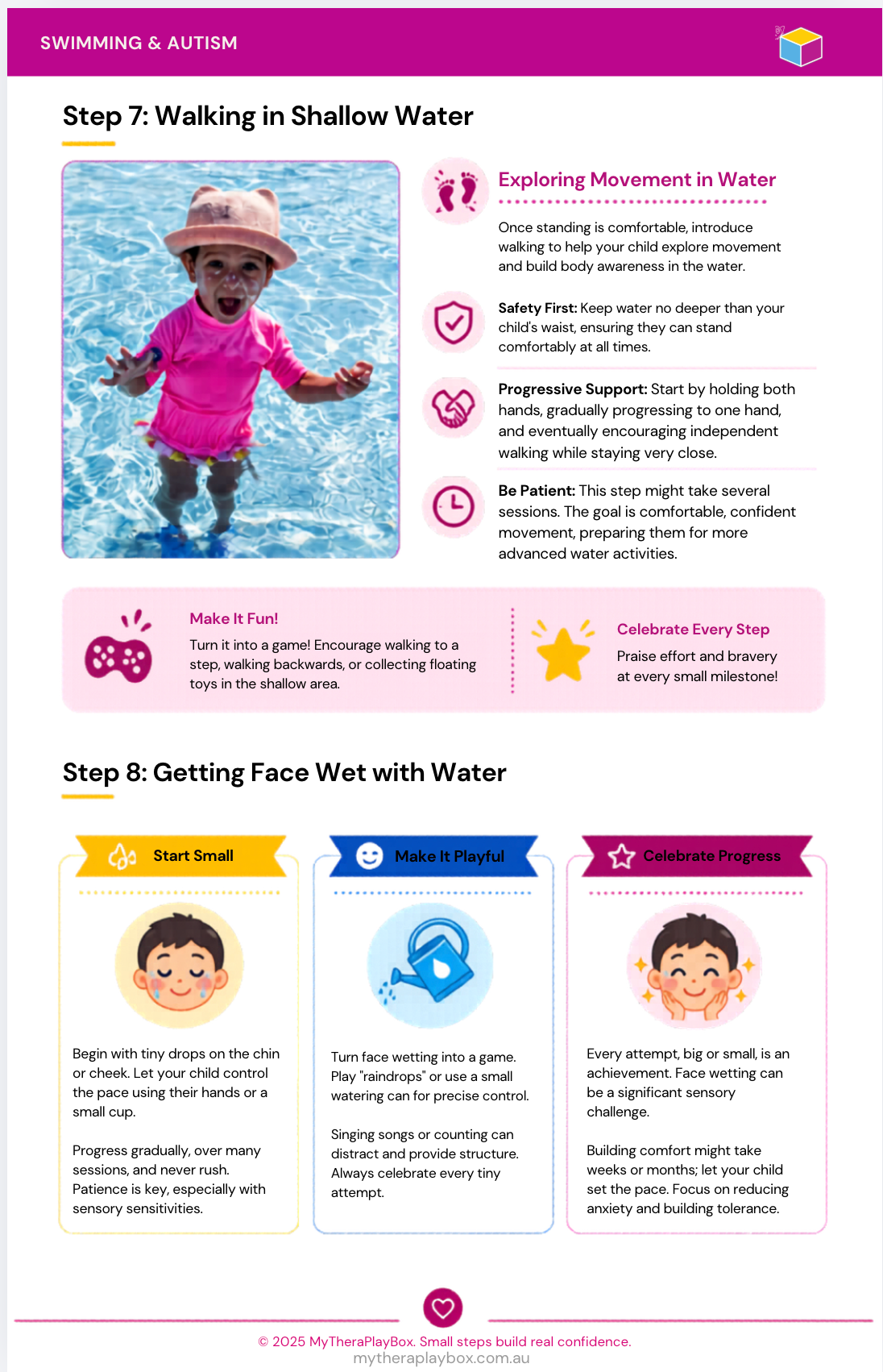 My Child Won't Go Near Water: 10 Gentle Steps to Help Autistic and Sensory Sensitive Children Feel Safe at the Pool