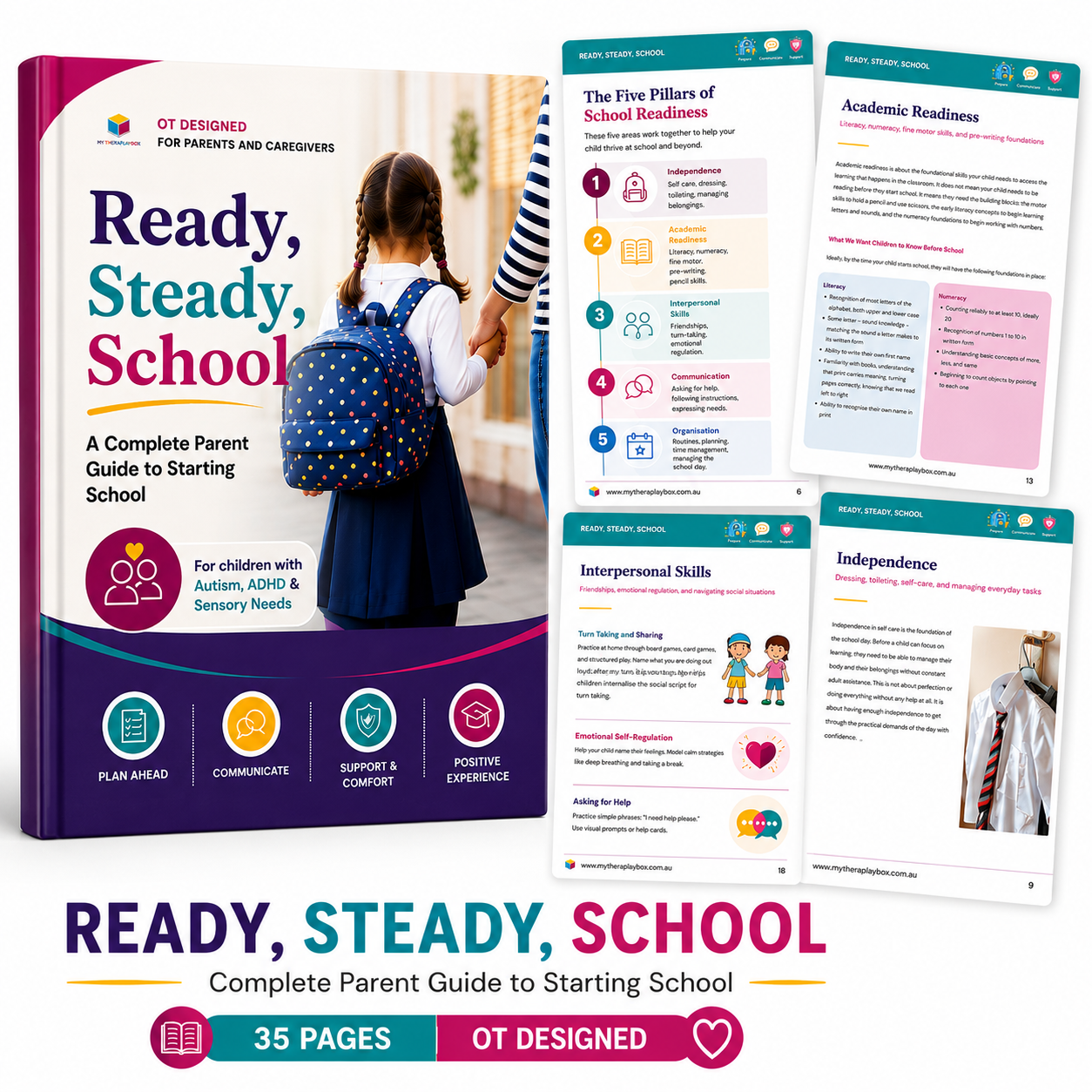 Ready, Steady, School! School Readiness for Autism, ADHD and Sensory Differences