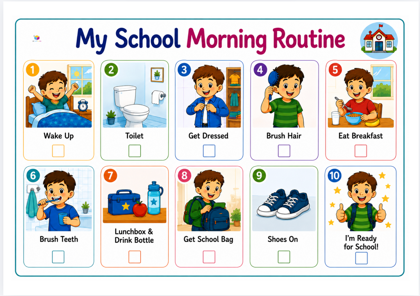 Starting School Visual Support Pack