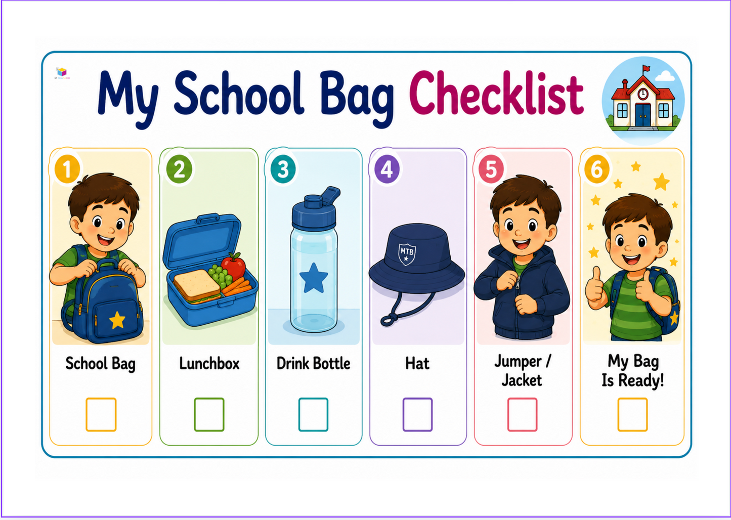 Starting School Visual Support Pack