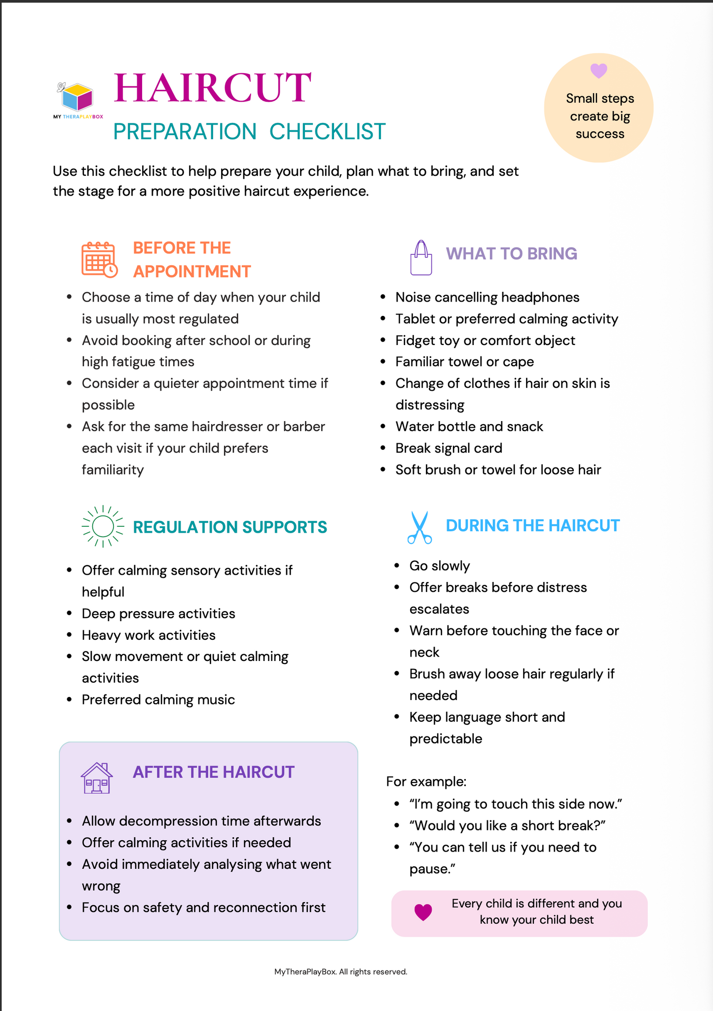 Haircutting Without Tears: A Complete OT Guide for Sensory, Autistic and ADHD Children