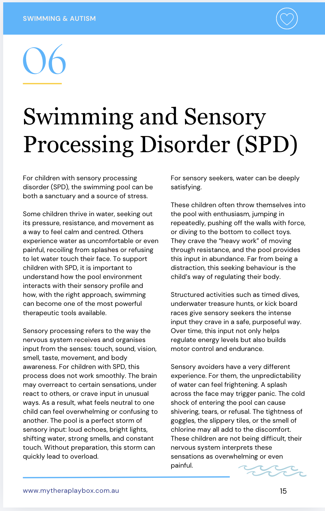 Thrive in the Water: OT Guide for Autistic Children and Kids with Sensory Differences