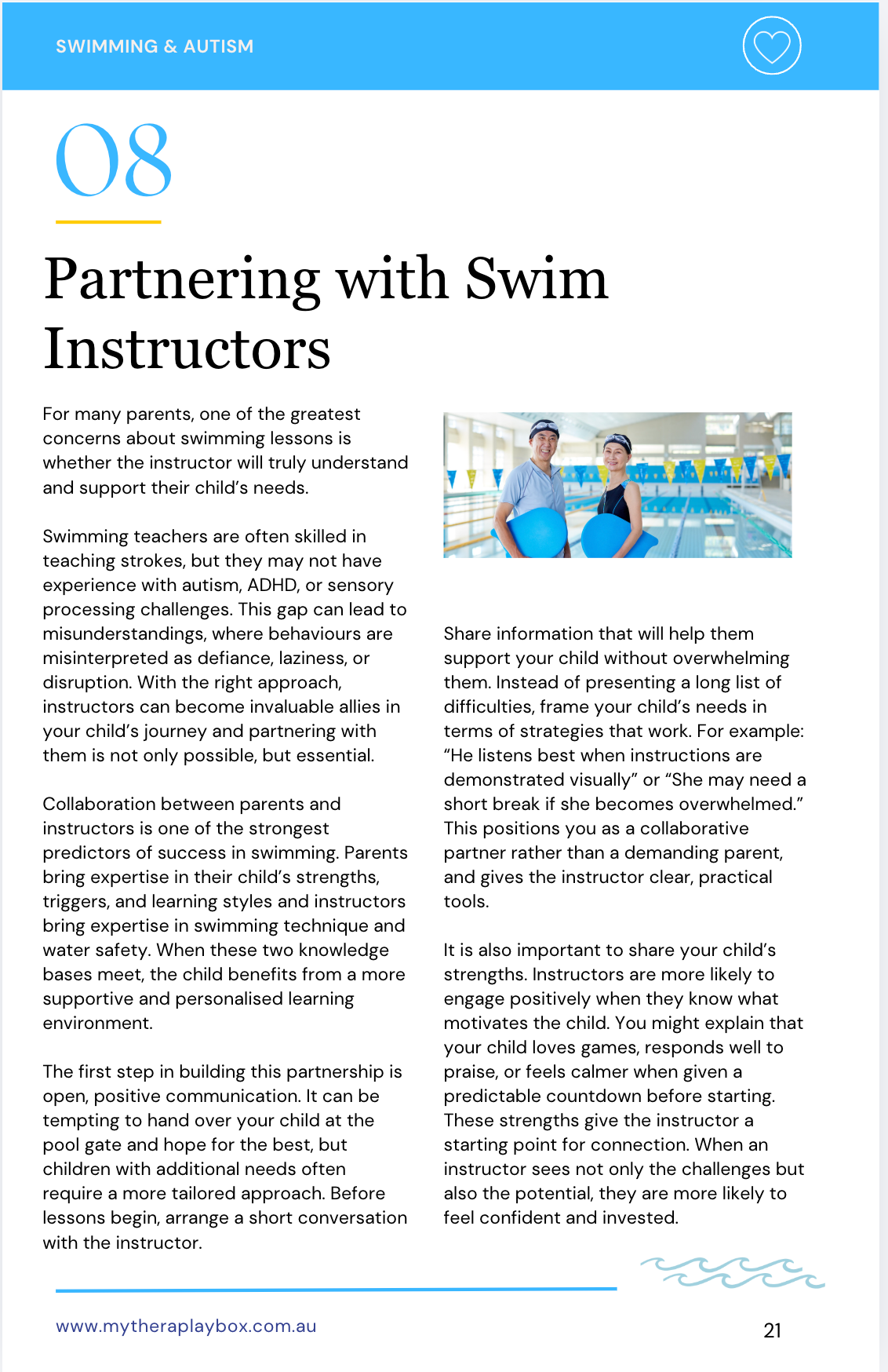 Thrive in the Water: OT Guide for Autistic Children and Kids with Sensory Differences
