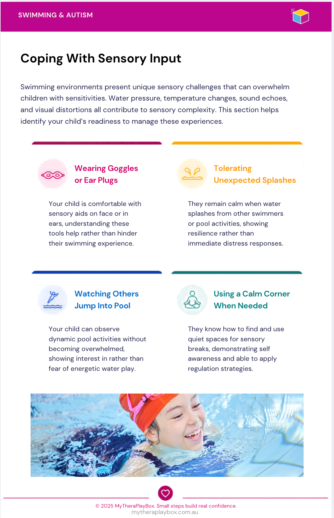 Is My Child Ready for Swimming Lessons? Readiness Checklist for Autistic and Sensory Sensitive Children
