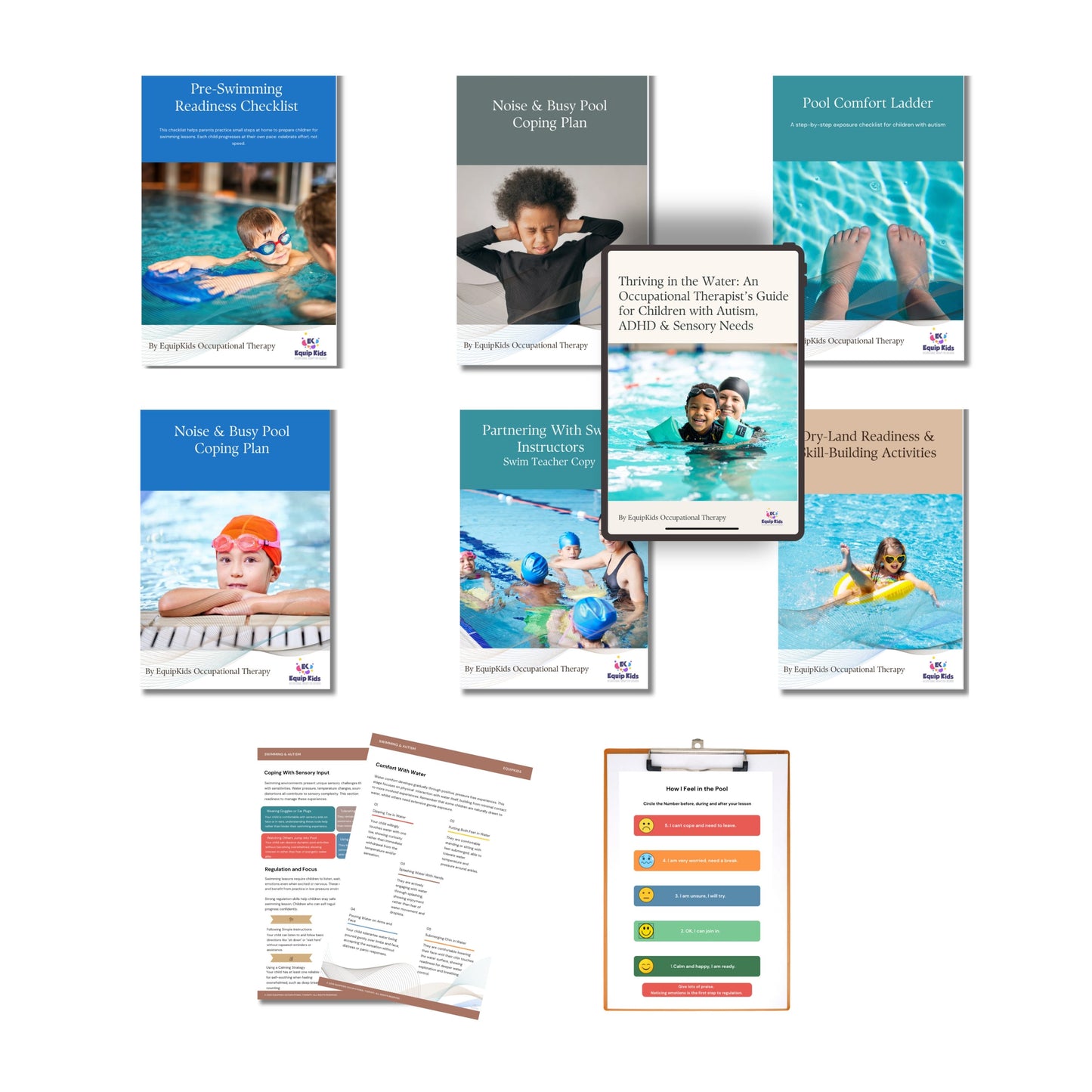 Ultimate Swimming Confidence Bundle: 7 Micro Guides + Thriving in The Water eBook