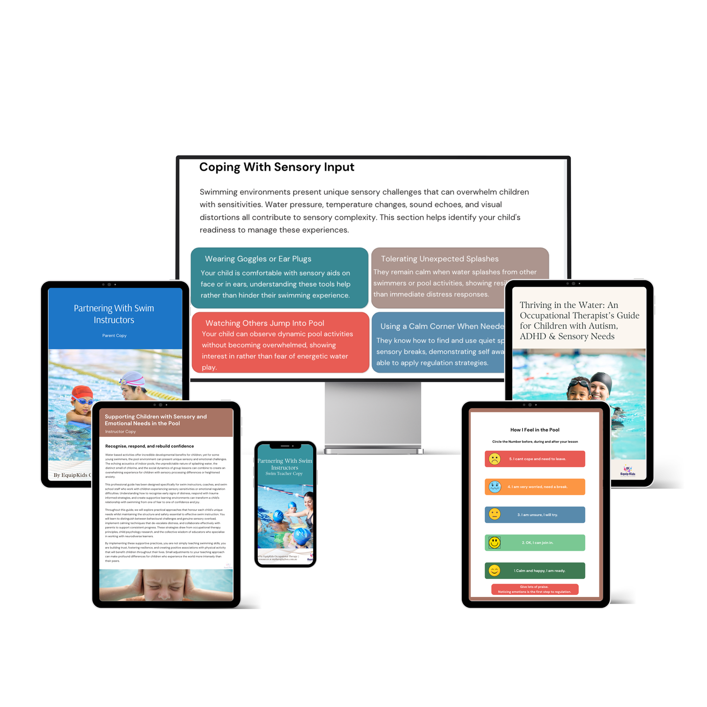 Ultimate Swimming Confidence Bundle: 7 Micro Guides + Thriving in The Water eBook